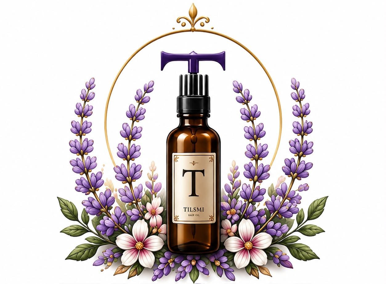 TILSMI botanical hair oil logo